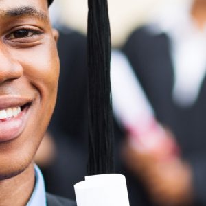 african male university graduate