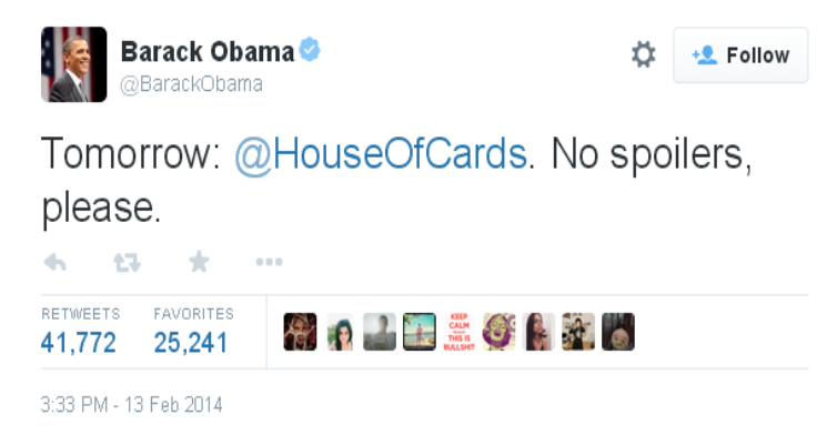 View Barack Obama House Of Cards Pictures